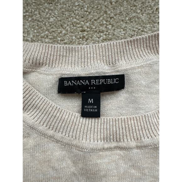 Banana Republic Zebra Cotton Sweater M - Picture 3 of 6